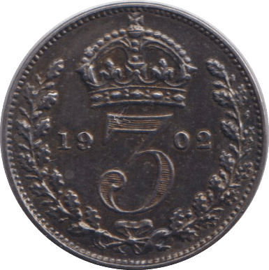 1902 THREEPENCE ( PROOF ) - THREEPENCE - Cambridgeshire Coins