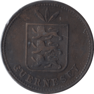 1902 TWO DOUBLES GUERNSEY - WORLD COINS - Cambridgeshire Coins