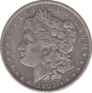 1902 USA SILVER MORGAN DOLLAR PHILADELPHIA - SILVER WORLD COINS - Cambridgeshire Coins