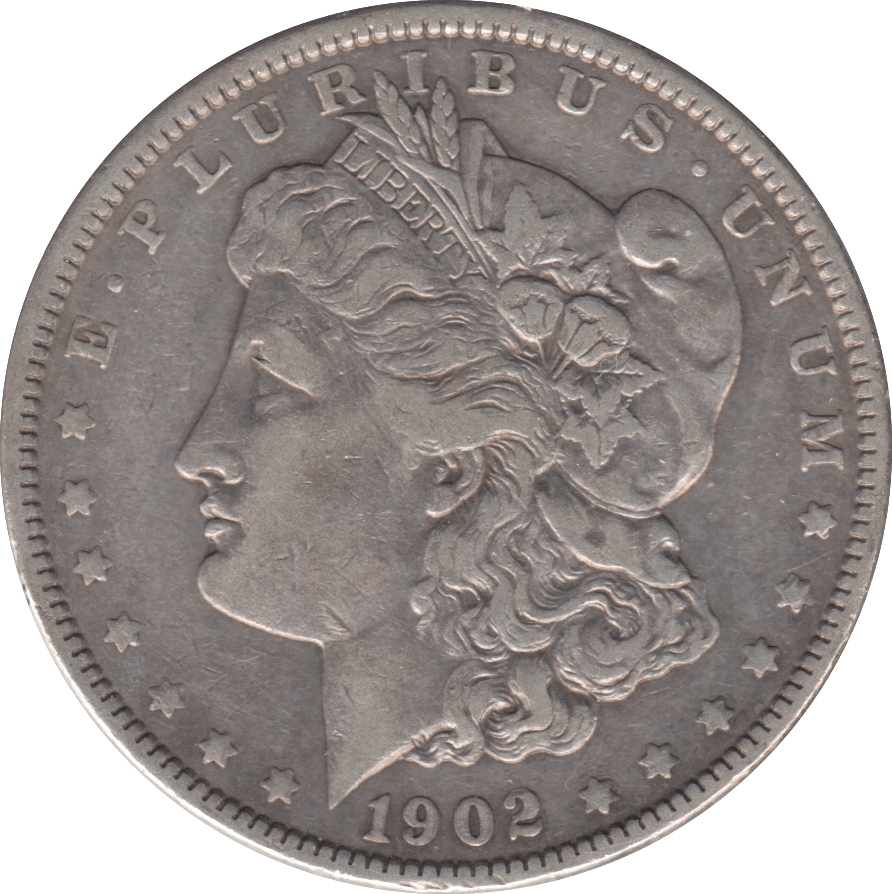 1902 USA SILVER MORGAN DOLLAR PHILADELPHIA - SILVER WORLD COINS - Cambridgeshire Coins