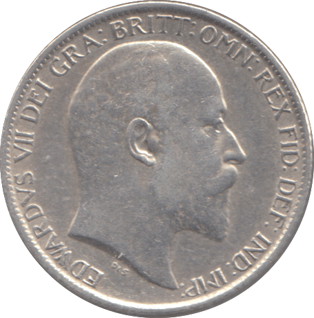 1903 EDWARD VII SIXPENCE ( GVF ) - SIXPENCE - Cambridgeshire Coins