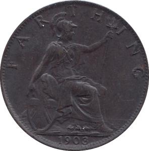 1903 FARTHING ( UNC ) - FARTHING - Cambridgeshire Coins