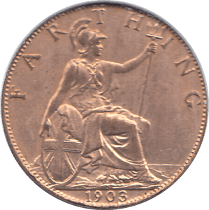1903 FARTHING ( UNC ) - HALFPENNY - Cambridgeshire Coins