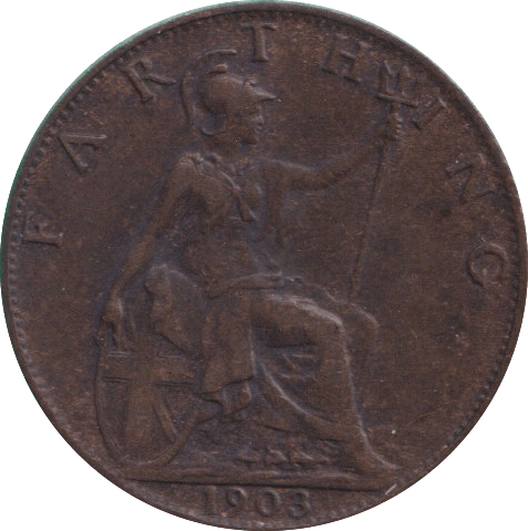 1903 FARTHING ( VF ) - FARTHING - Cambridgeshire Coins