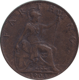 1903 FARTHING ( VF ) - FARTHING - Cambridgeshire Coins