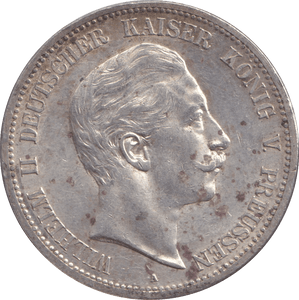 1903 FIVE MARK BERLIN A - SILVER WORLD COINS - Cambridgeshire Coins