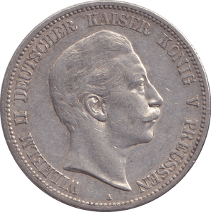 1903 FIVE MARK BERLIN A - SILVER WORLD COINS - Cambridgeshire Coins