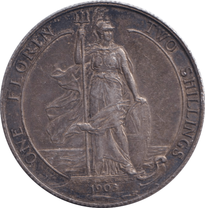 1903 FLORIN ( EF ) - FLORIN - Cambridgeshire Coins