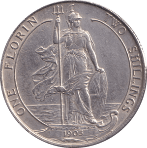 1903 FLORIN ( EF ) - FLORIN - Cambridgeshire Coins