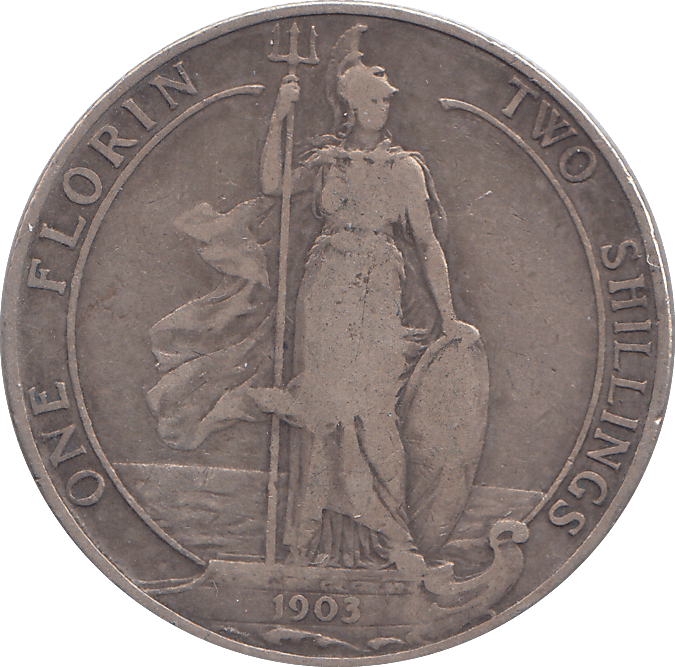 1903 FLORIN ( FINE ) - FLORIN - Cambridgeshire Coins