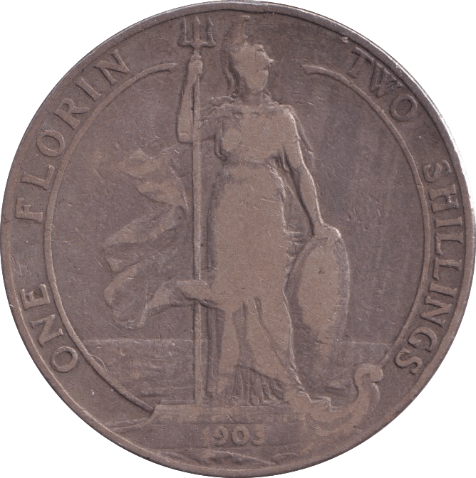 1903 FLORIN ( FINE ) - FLORIN - Cambridgeshire Coins