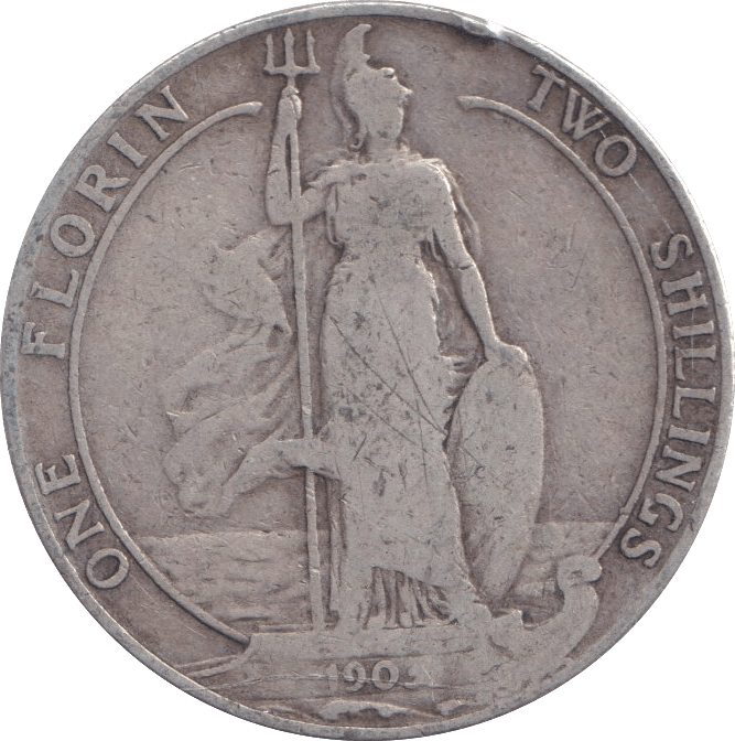 1903 FLORIN ( FINE ) - FLORIN - Cambridgeshire Coins