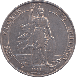 1903 FLORIN ( GVF ) - FLORIN - Cambridgeshire Coins