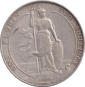 1903 FLORIN ( VF ) - FLORIN - Cambridgeshire Coins