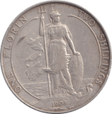 1903 FLORIN ( VF ) - FLORIN - Cambridgeshire Coins