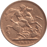 1903 GOLD SOVEREIGN ( EF ) - Sovereign - Cambridgeshire Coins
