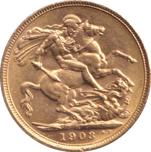 1903 GOLD SOVEREIGN ( UNC ) 1 MELBOURNE MINT - SOVEREIGN - Cambridgeshire Coins