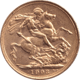 1903 GOLD SOVEREIGN ( UNC ) 2 MELBOURNE MINT - SOVEREIGN - Cambridgeshire Coins