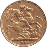 1903 GOLD SOVEREIGN ( VF ) - SOVEREIGN - Cambridgeshire Coins