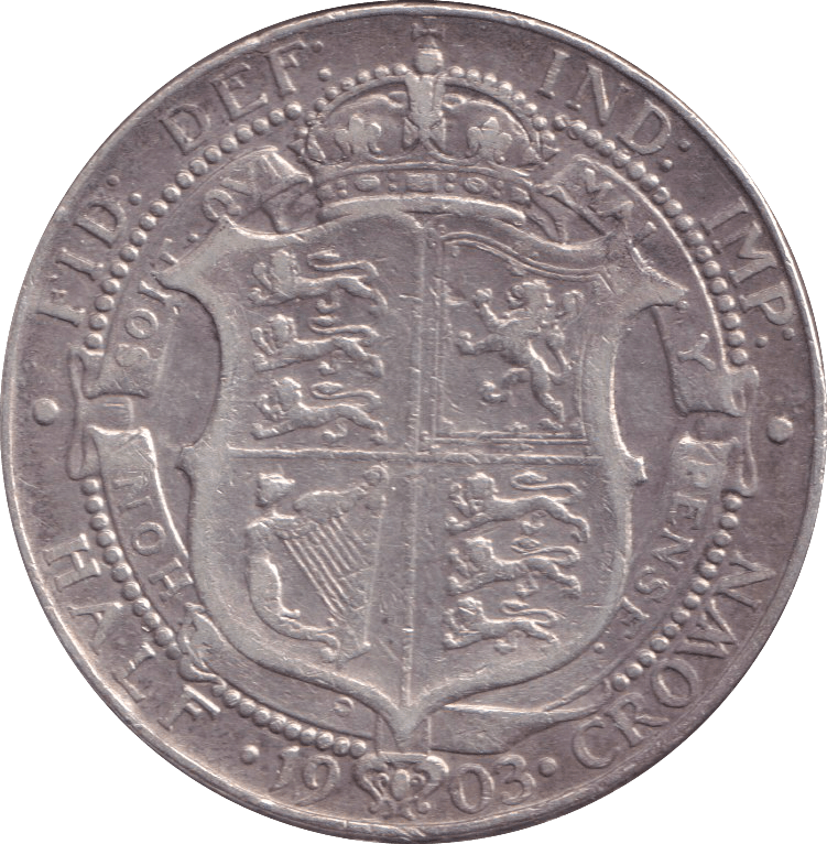 1903 HALFCROWN ( FINE ) - HALFCROWN - Cambridgeshire Coins