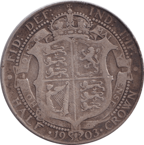 1903 HALFCROWN ( GF ) - HALFCROWN - Cambridgeshire Coins