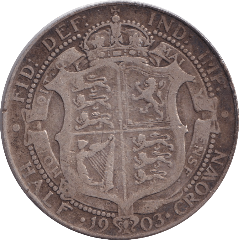 1903 HALFCROWN ( GF ) - HALFCROWN - Cambridgeshire Coins
