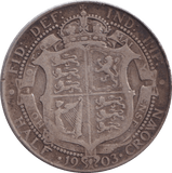 1903 HALFCROWN ( GF ) - HALFCROWN - Cambridgeshire Coins
