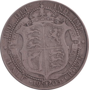 1903 HALFCROWN ( GF ) - HALFCROWN - Cambridgeshire Coins