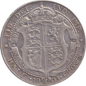 1903 HALFCROWN ( GF ) - HALFCROWN - Cambridgeshire Coins