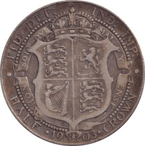 1903 HALFCROWN ( NF ) - HALFCROWN - Cambridgeshire Coins