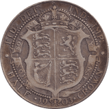 1903 HALFCROWN ( NF ) - HALFCROWN - Cambridgeshire Coins