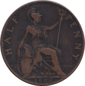 1903 HALFPENNY ( FINE ) - HALFPENNY - Cambridgeshire Coins