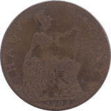 1903 HALFPENNY ( FINE ) - Halfpenny - Cambridgeshire Coins