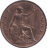 1903 HALFPENNY ( UNC ) - HALFPENNY - Cambridgeshire Coins