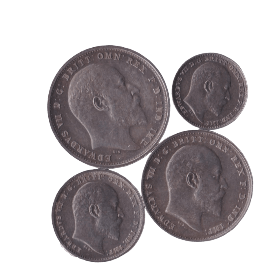 1903 MAUNDY SET EDWARD VII ( UNC ) - Maundy Set - Cambridgeshire Coins