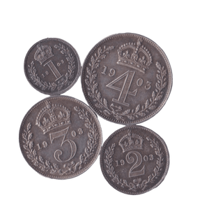 1903 MAUNDY SET EDWARD VII ( UNC ) - Maundy Set - Cambridgeshire Coins