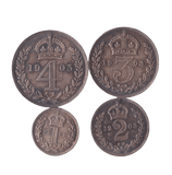 1903 MAUNDY SET EDWARD VII - Maundy Set - Cambridgeshire Coins