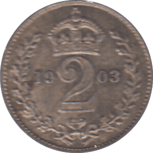 1903 MAUNDY TWOPENCE ( EF ) - MAUNDY TWOPENCE - Cambridgeshire Coins