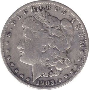 1903 MORGAN DOLLAR USA SAN FRANCISCO MINT - SILVER WORLD COINS - Cambridgeshire Coins