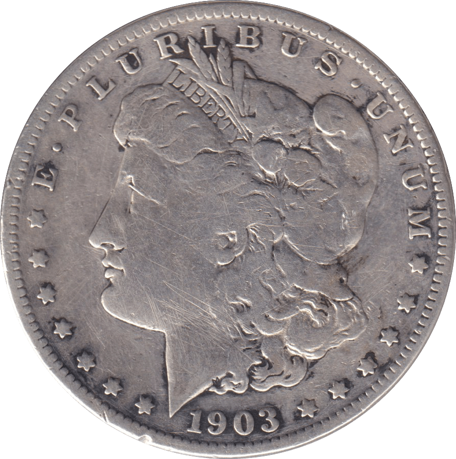 1903 MORGAN DOLLAR USA SAN FRANCISCO MINT - SILVER WORLD COINS - Cambridgeshire Coins