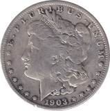 1903 MORGAN DOLLAR USA SAN FRANCISCO MINT - SILVER WORLD COINS - Cambridgeshire Coins