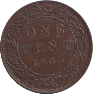 1903 ONE CENT CANADA - WORLD COINS - Cambridgeshire Coins