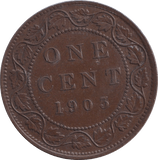 1903 ONE CENT CANADA - WORLD COINS - Cambridgeshire Coins