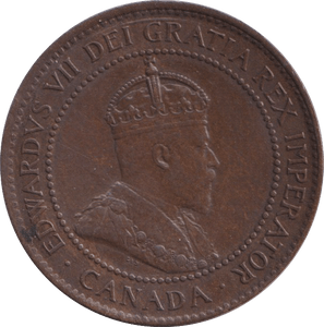 1903 ONE CENT CANADA - WORLD COINS - Cambridgeshire Coins