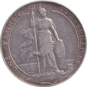 1903 ONE FLORIN ( FINE ) - FLORIN - Cambridgeshire Coins