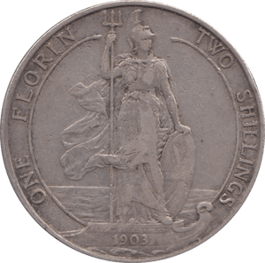 1903 ONE FLORIN ( VF ) - FLORIN - Cambridgeshire Coins