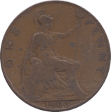1903 PENNY ( NF ) - PENNY - Cambridgeshire Coins
