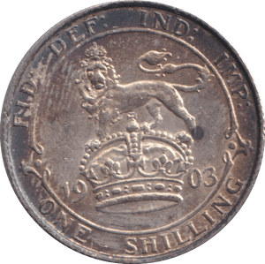 1903 SHILLING ( AUNC ) - SHILLING - Cambridgeshire Coins