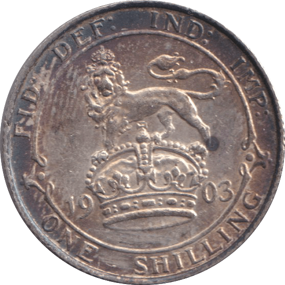 1903 SHILLING ( AUNC ) - SHILLING - Cambridgeshire Coins