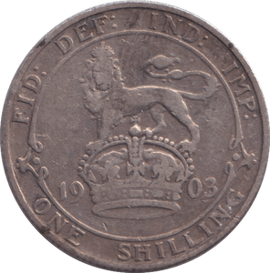 1903 SHILLING ( FINE ) 1 - SHILLING - Cambridgeshire Coins